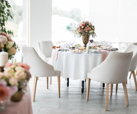 Wedding table decorations