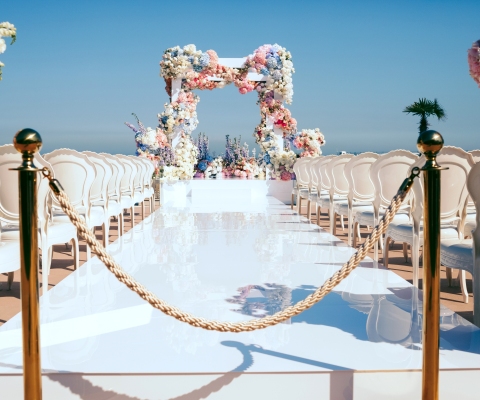 Amaizing decorated the main road for wedding  ceremony